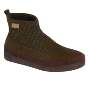Toni Pons Gigi Olive Suede Ankle Bootie